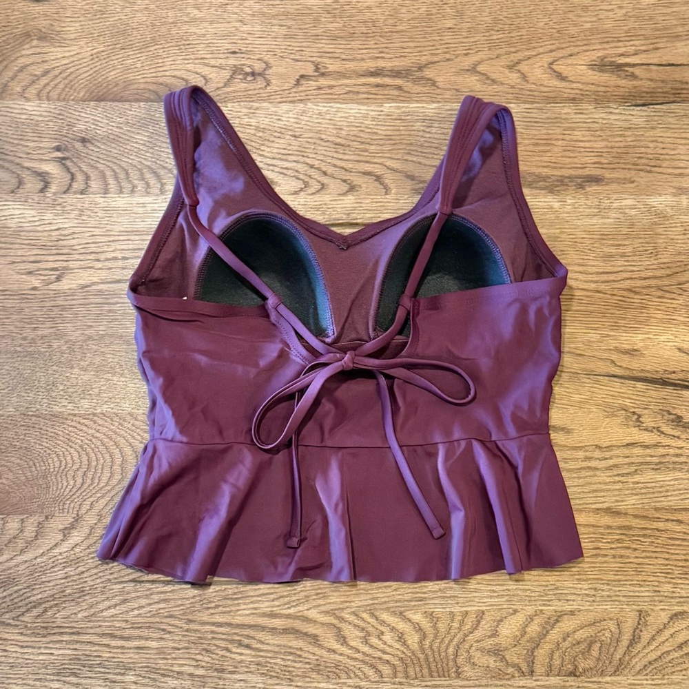 Kona Sol Peplum Swimsuit Top - Picture 4 of 6